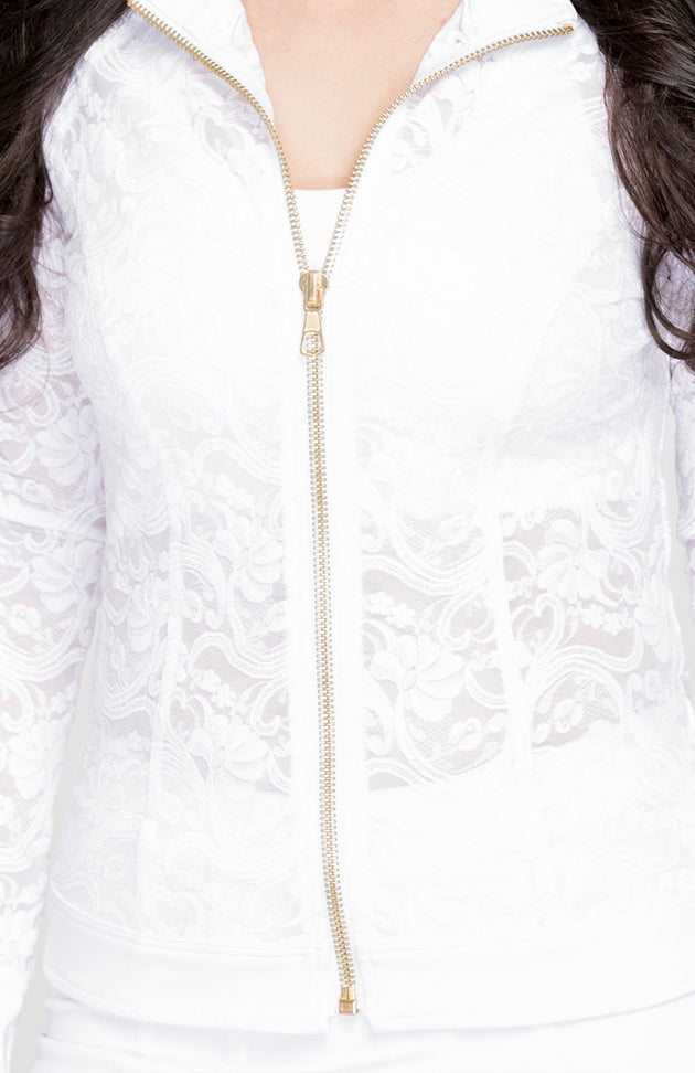 Lace Jacket White
